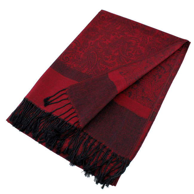 Light Paisley Pashmina Scarf Shawls