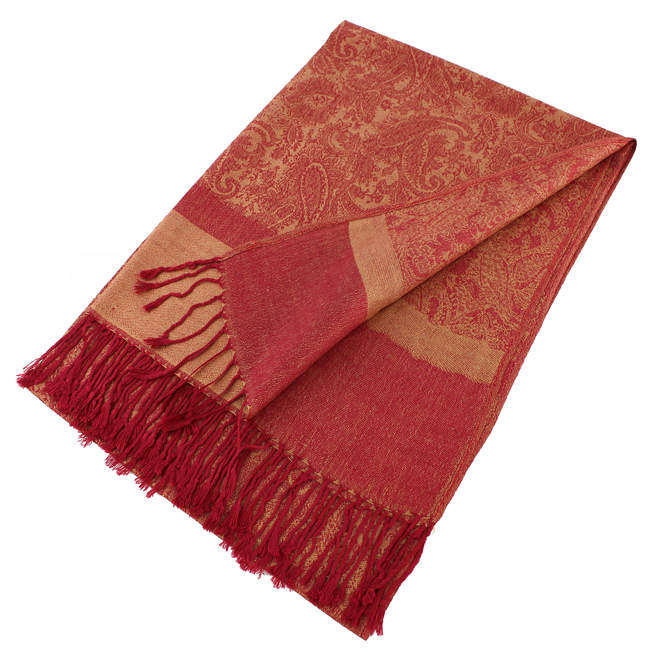 Light Paisley Pashmina Scarf Shawls
