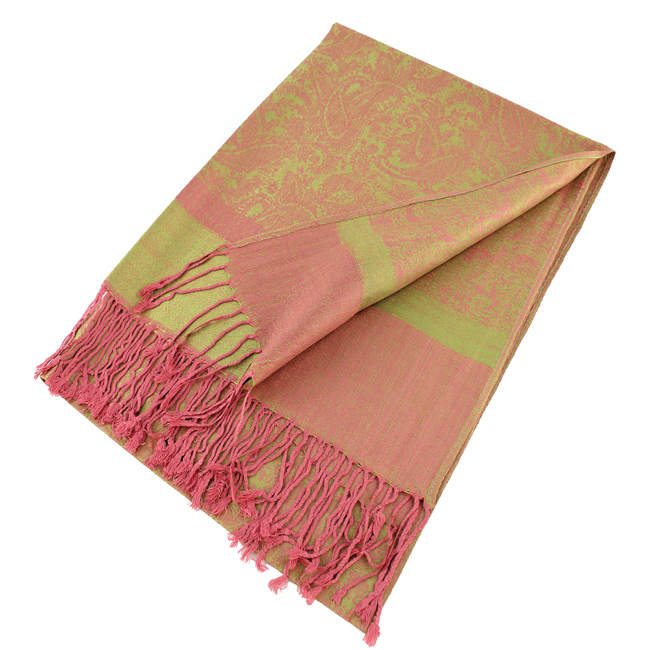 Light Paisley Pashmina Scarf Shawls
