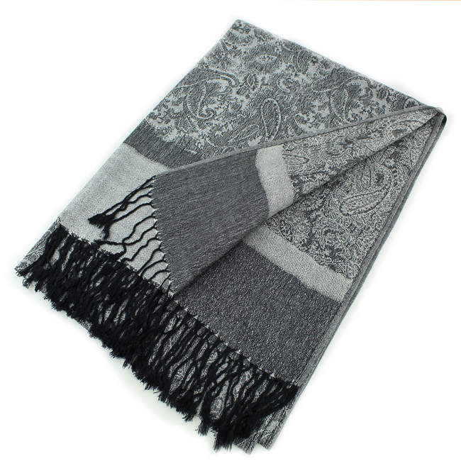Light Paisley Pashmina Scarf Shawls
