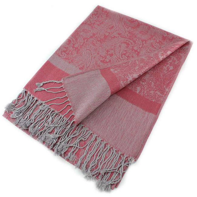 Light Paisley Pashmina Scarf Shawls