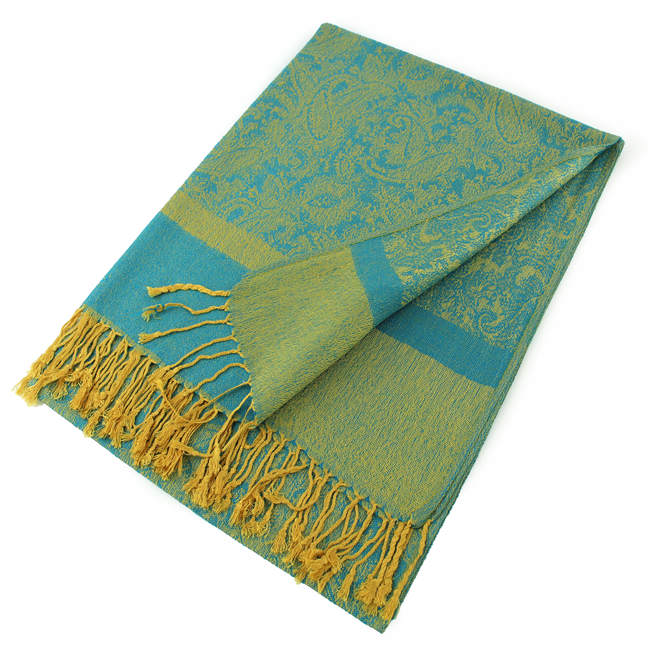 Light Paisley Pashmina Scarf Shawls