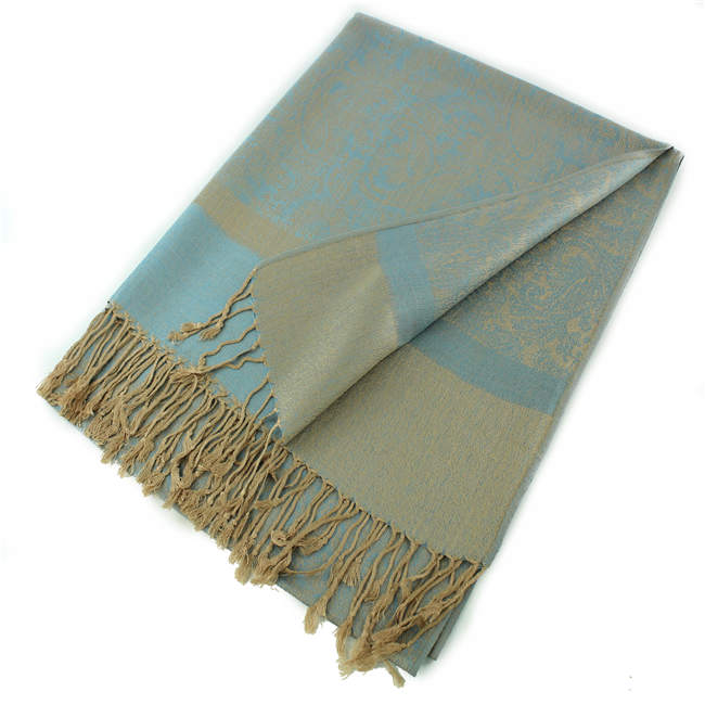 Light Paisley Pashmina Scarf Shawls