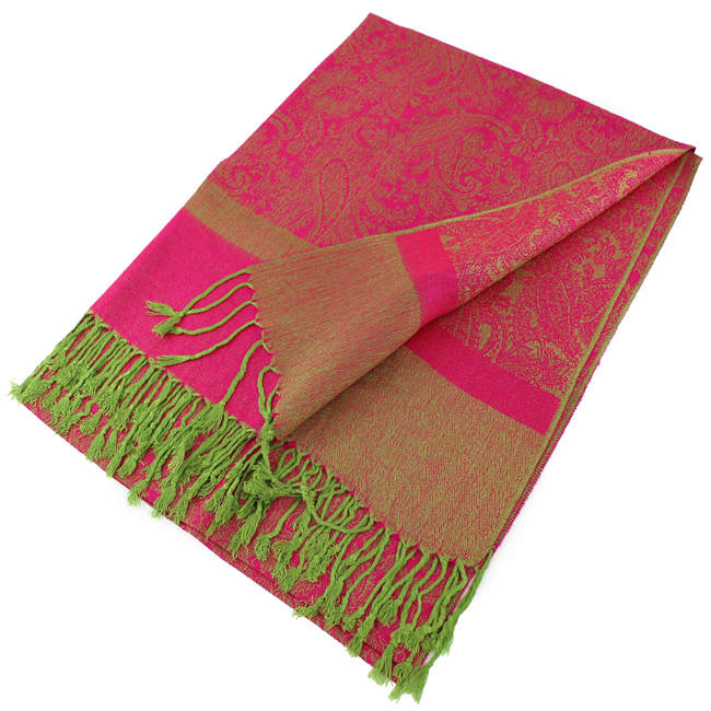 Light Paisley Pashmina Scarf Shawls