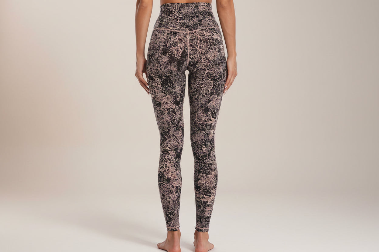 Women’s High Waist Printed Workout Leggings for Yoga, Running & Fitness