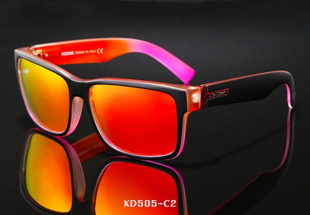 Men's Polarized Sport Sunglasses – UV400 Square Frame