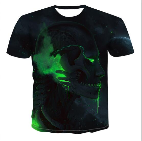 Mens Skull 3D t-shirts