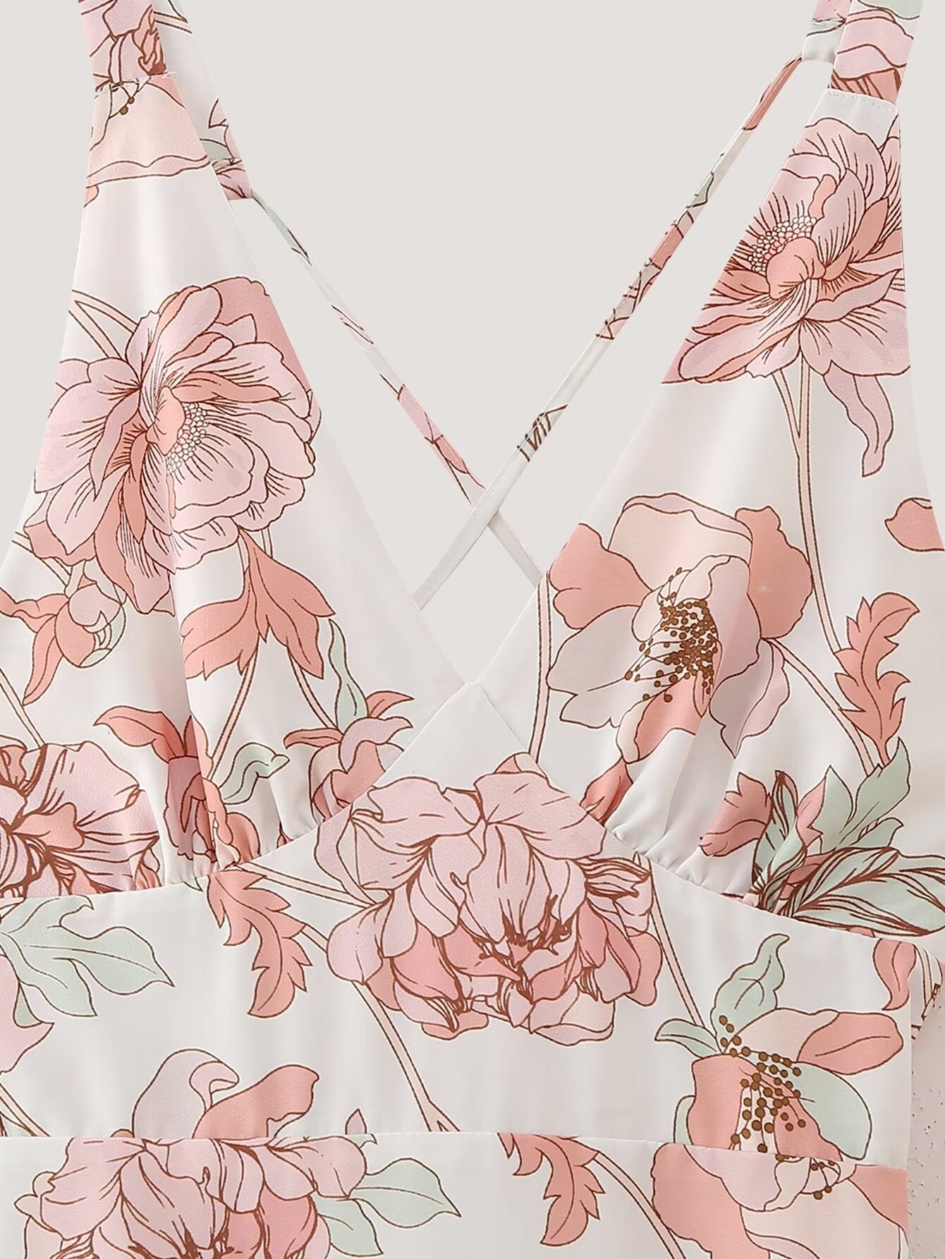 Summer Women Clothing Printed Asymmetric Tiered Dress