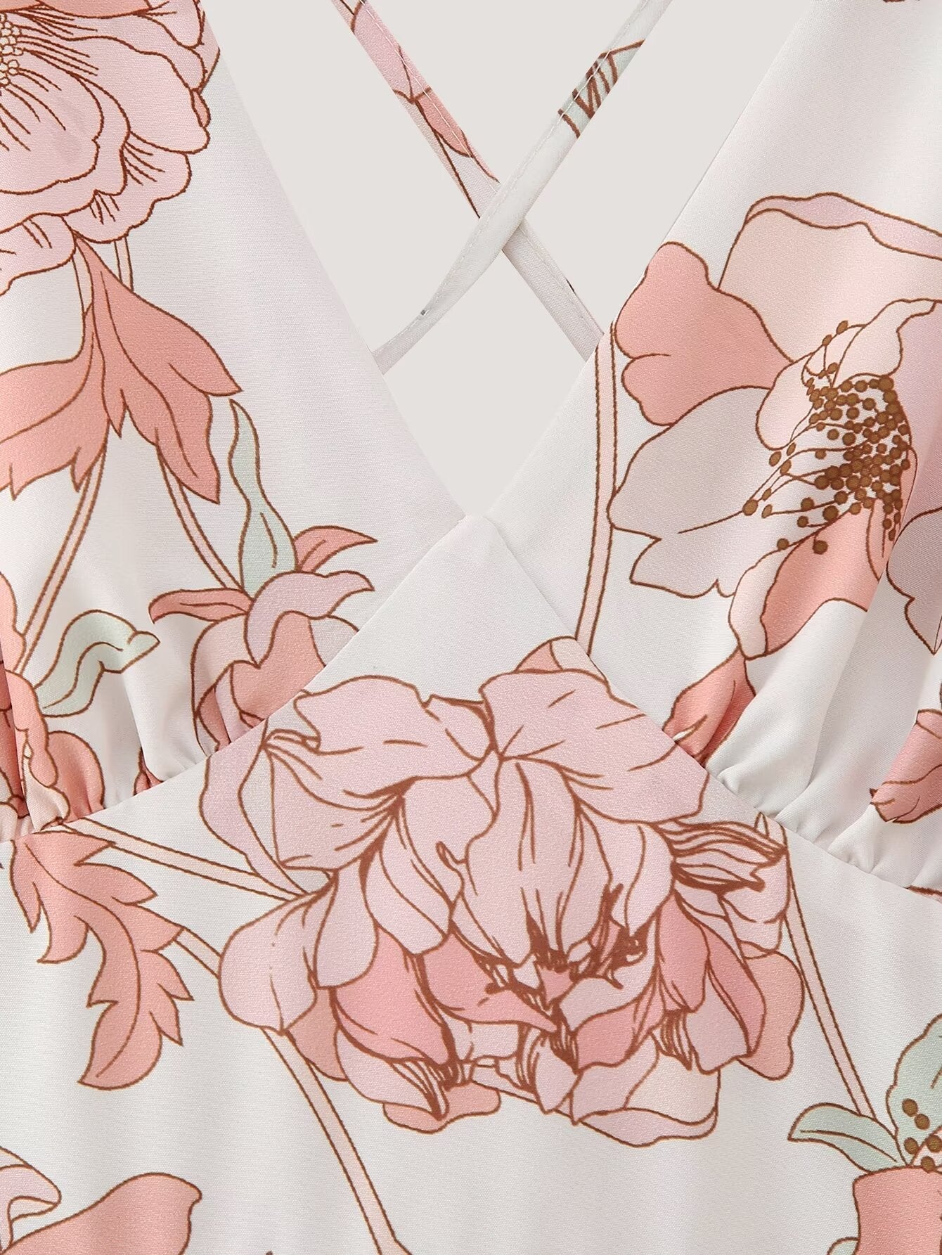 Summer Women Clothing Printed Asymmetric Tiered Dress