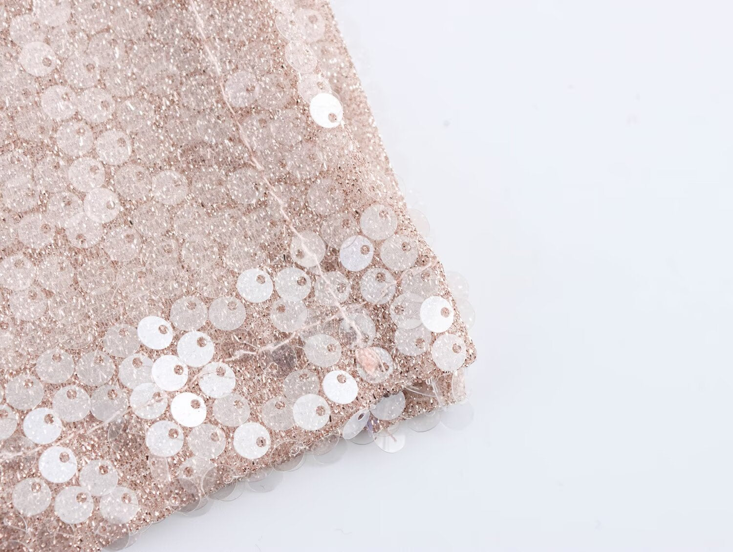 Women French Sequin Pleated Halter Dress