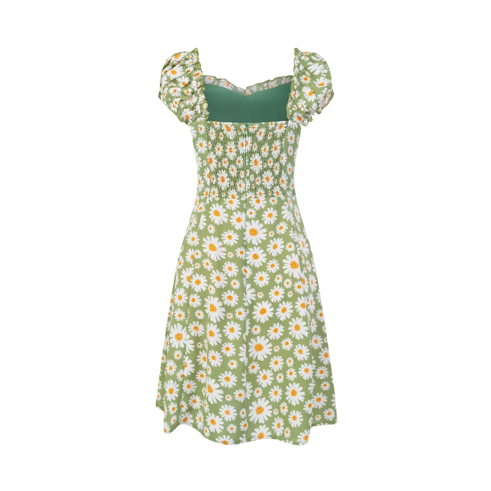 Spring Forest Girlish Pastoral Holiday Casual Printing Dress