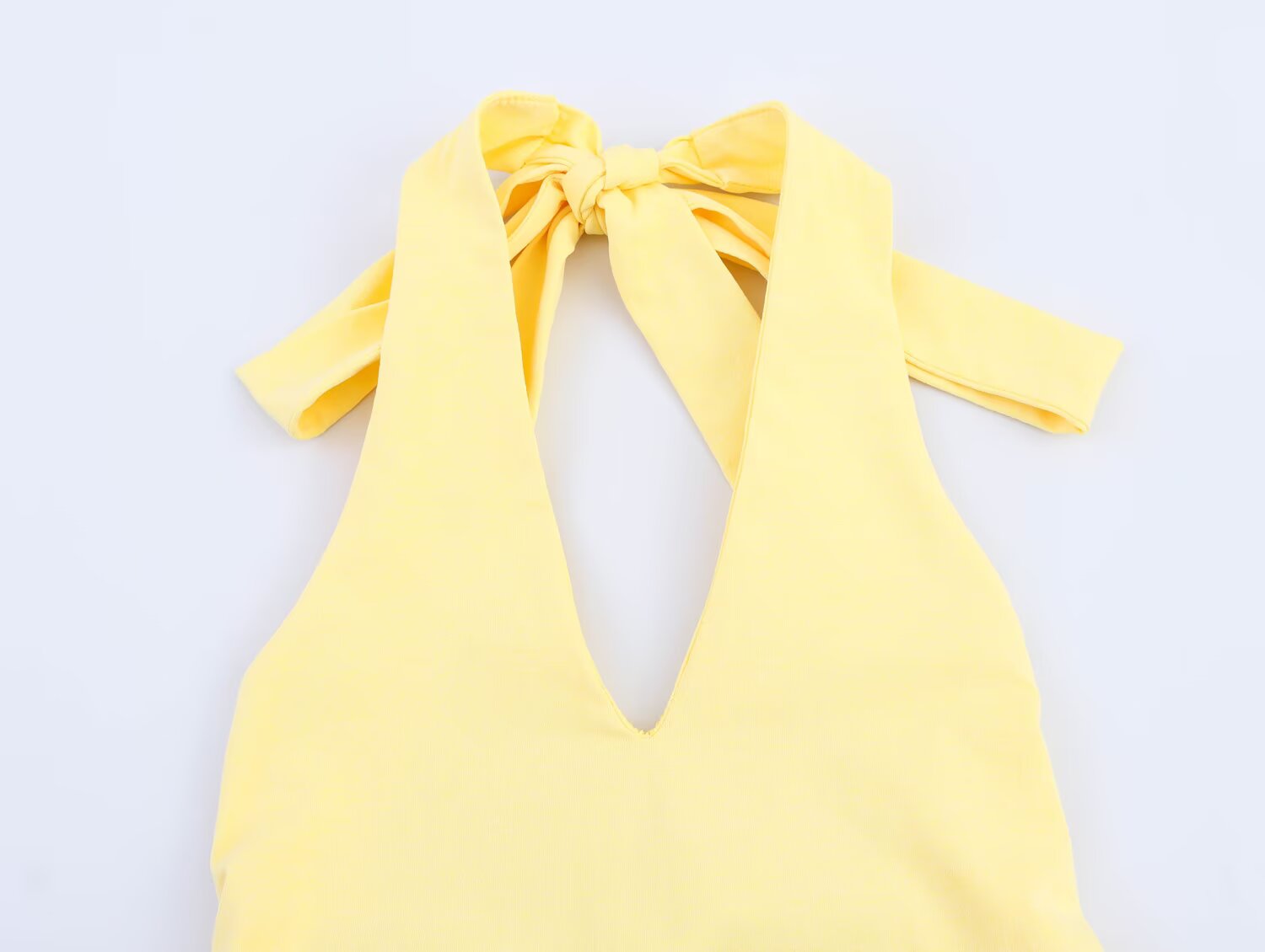 Summer Sexy Slim Fit Bare Back Hanging Collar Dress Women Dress
