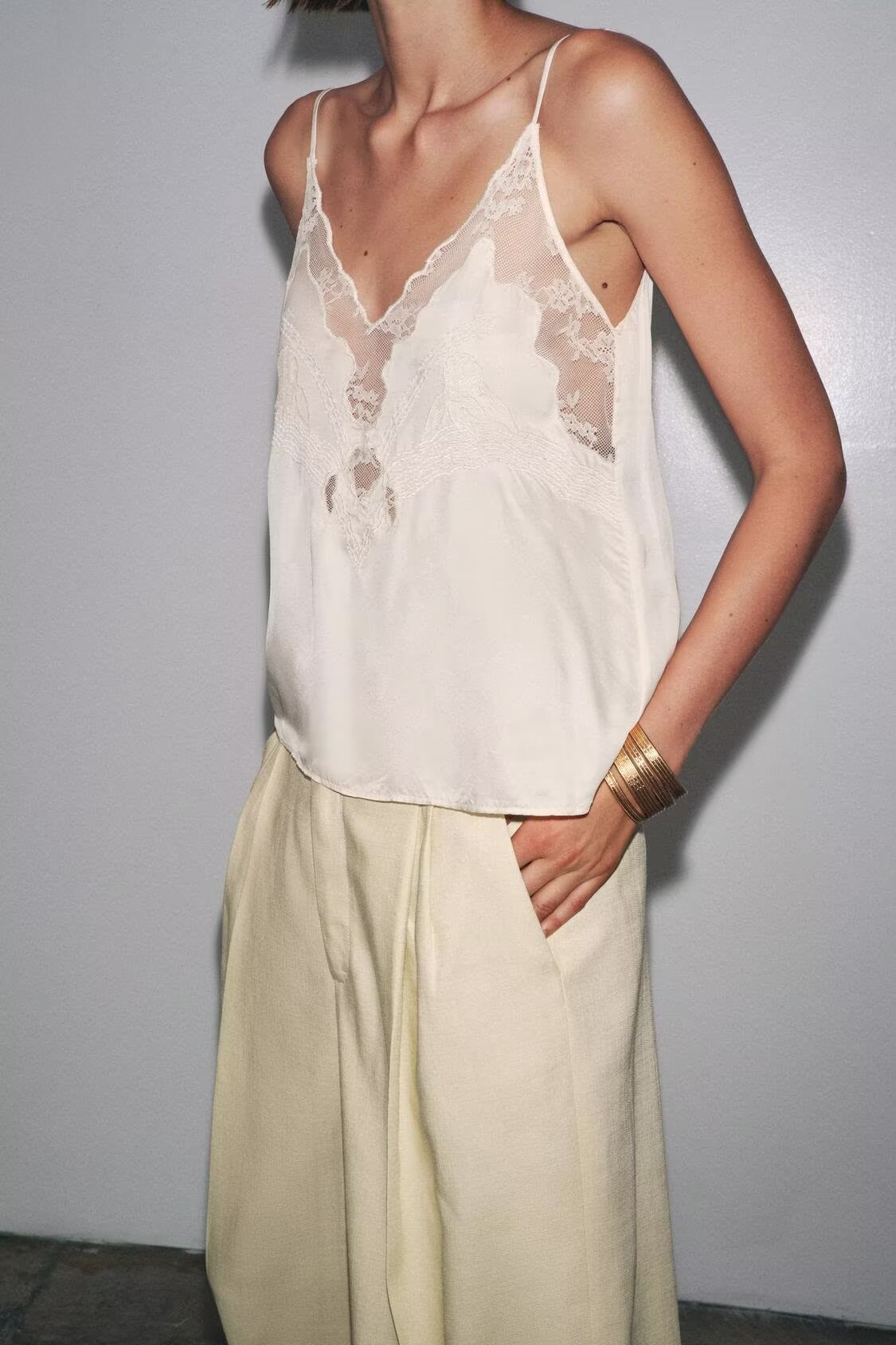 Women Clothing Spring Sexy Lace Underwear Strap Top
