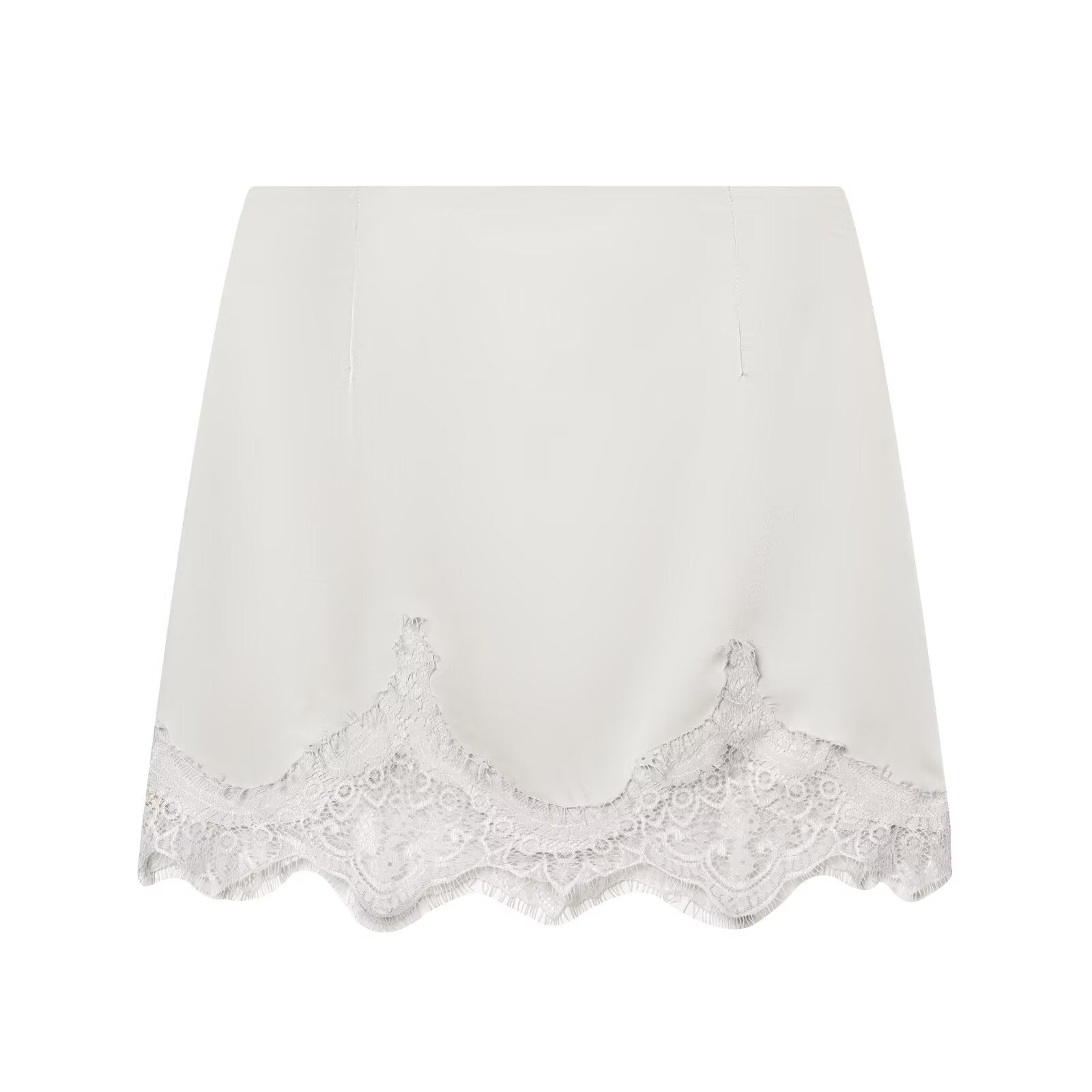 Women Clothing Fashionable Casual High Waist Sexy Lace Stitching Hip Short Skirt