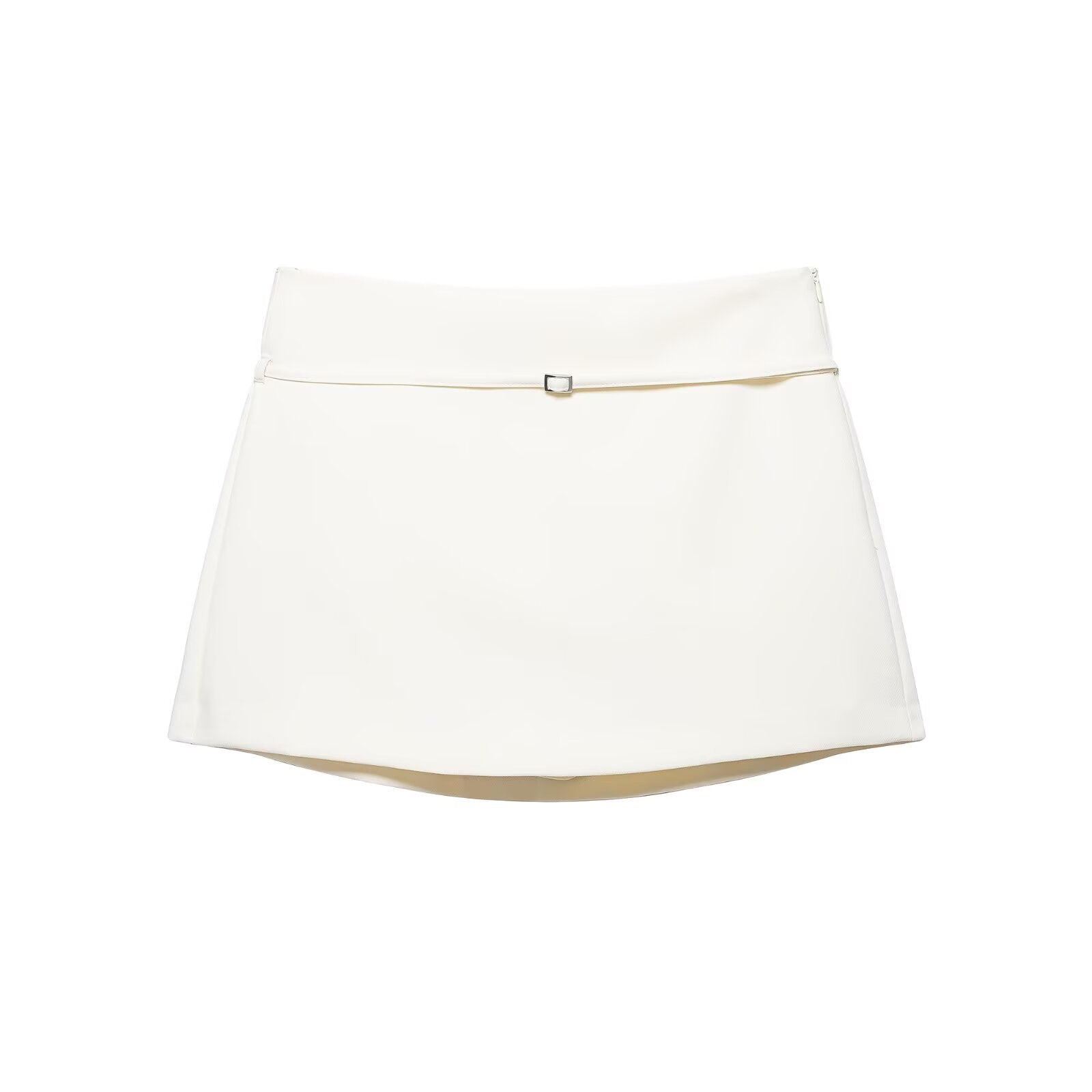 Women Women Wear Belt High Waist Culottes