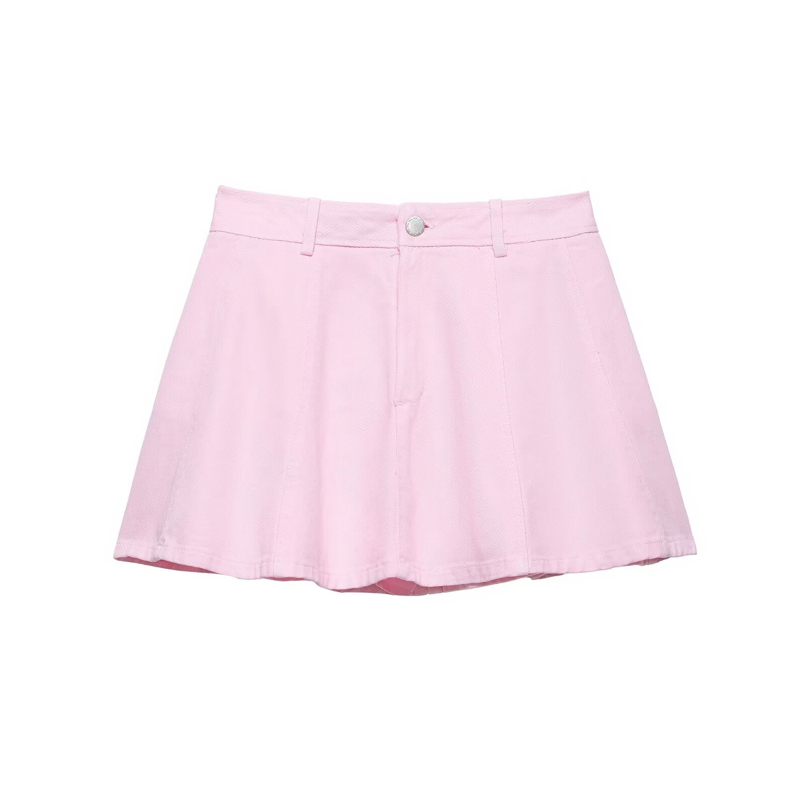 Women Clothing Summer Sexy Slim Fit High Waist Pleated A line Culottes
