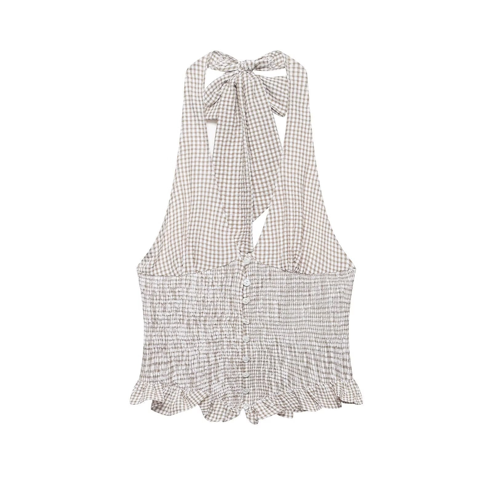 Halter Top Breasted Sexy Decoration Spicy
