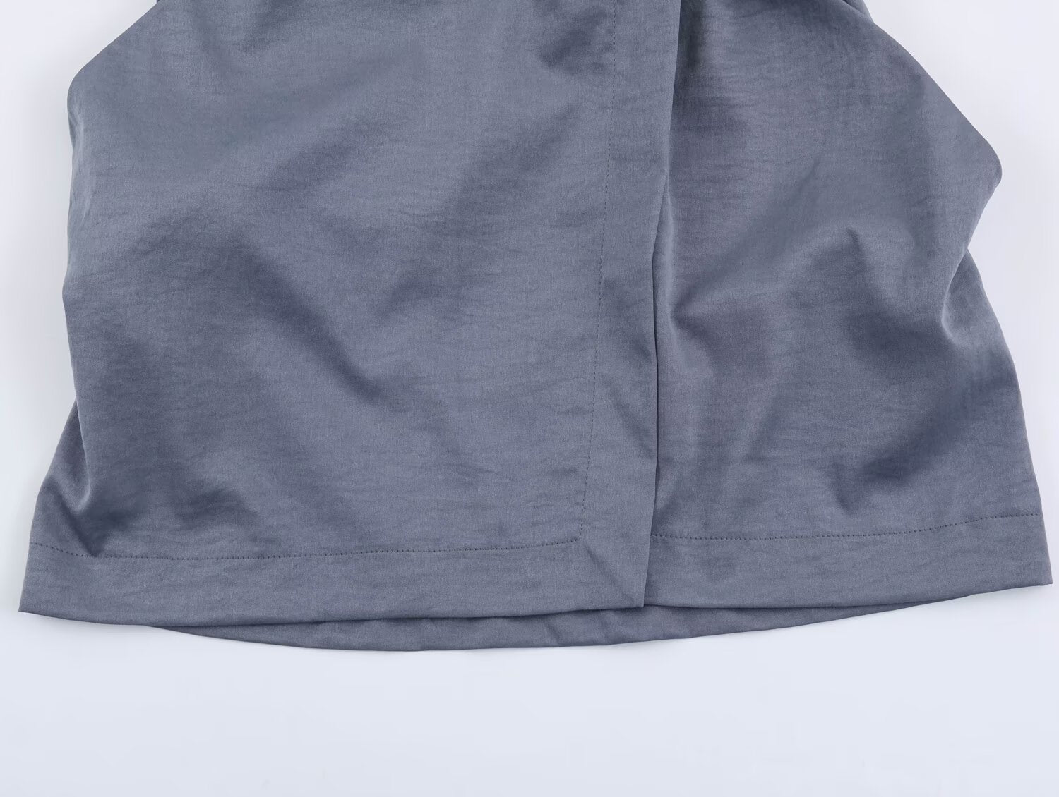 Women Clothing Summer Waist Belt Double Breasted Short Long Sleeve Dress