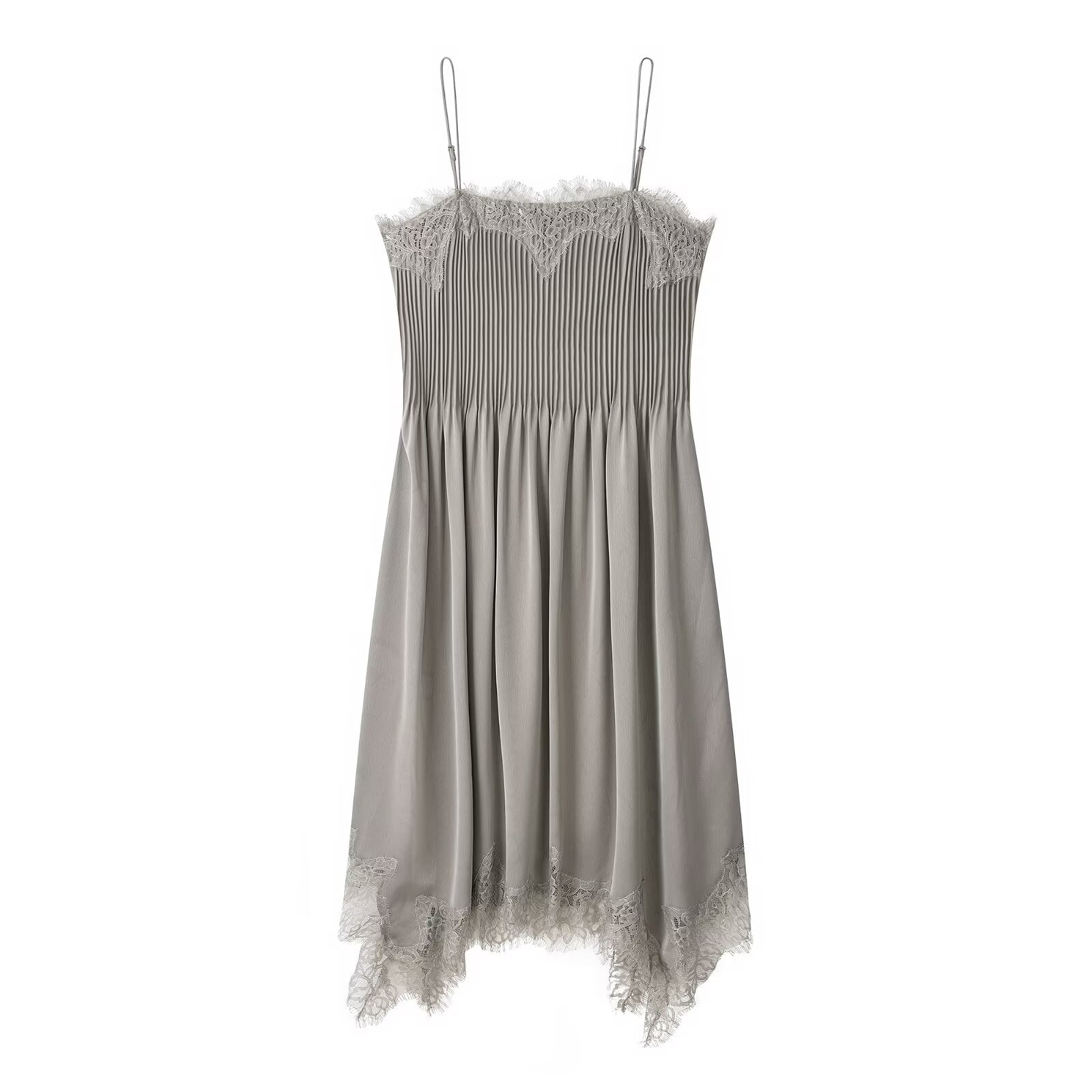 Summer Lace Midi Dress Strap Dress
