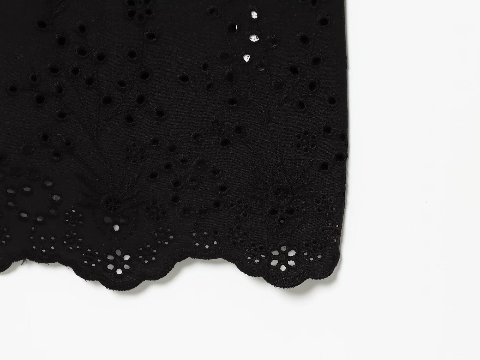 Women Hollow Out Cutout Embroidered Midi Strap Dress