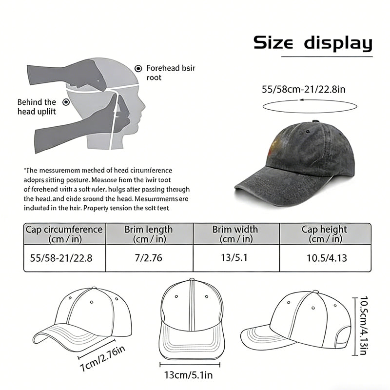 "I'm Not Old, I'm Classic" Embroidered Vintage Washed Baseball Cap – Funny Adjustable Hat