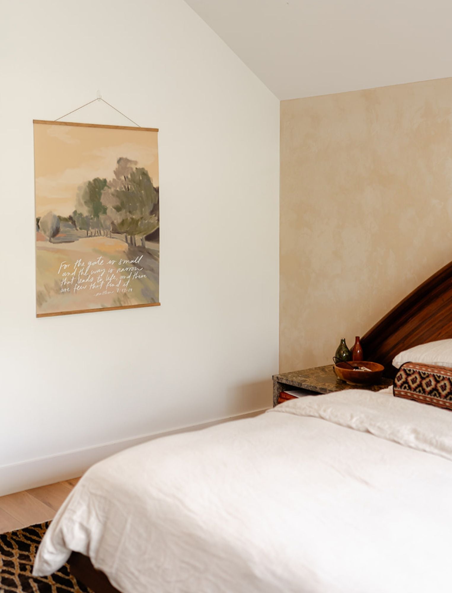 Large Poster: For the gate is small
