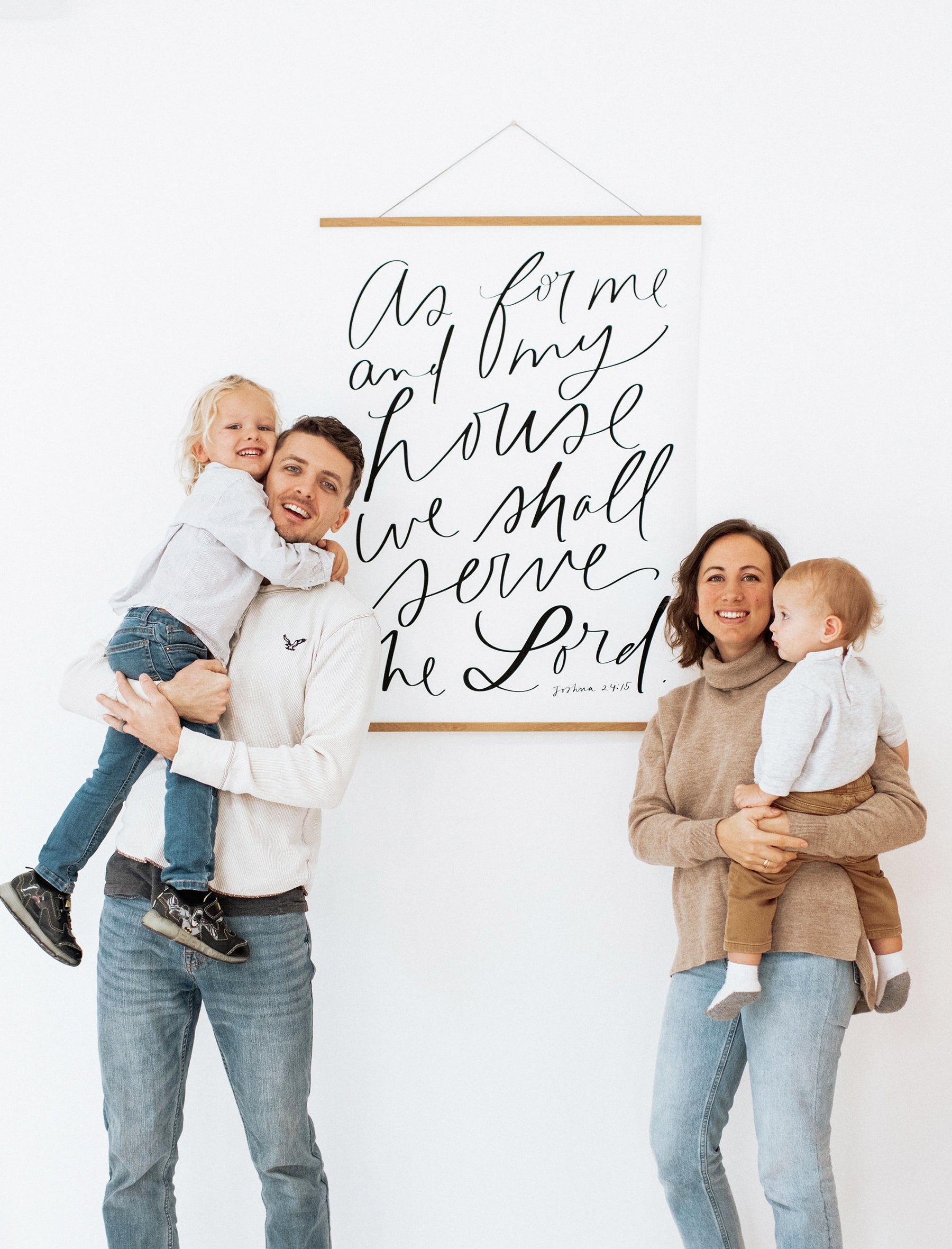 Large Poster: As for me and my house