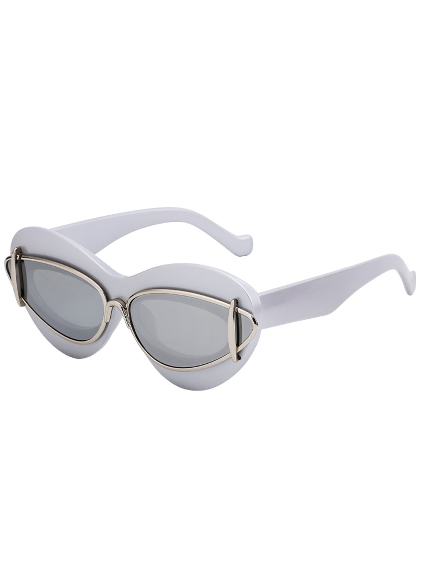 Women's Y2K Cat-Eye Small Frame Sunglasses — Trendy Driving Shades