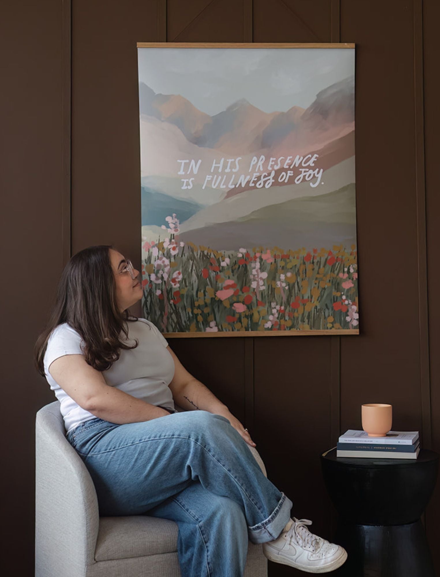 Large Poster: (Color) In His Presence is fullness of Joy
