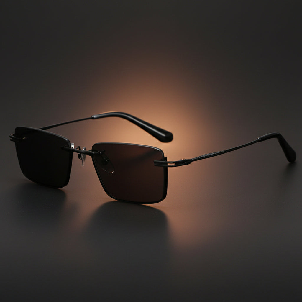Pure Titanium Polarized Sunglasses – Retro British Style