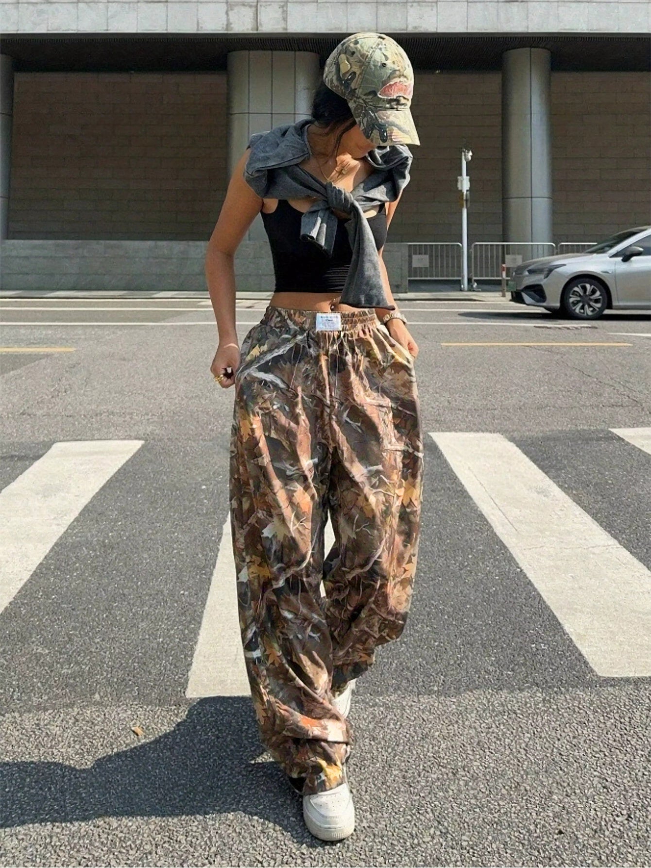 Women's Y2K Camouflage Cargo Pants