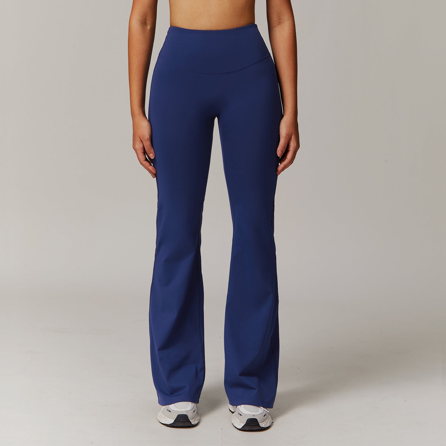 Women's High-Waist Flared Fitness Pants – Running Sport Trousers