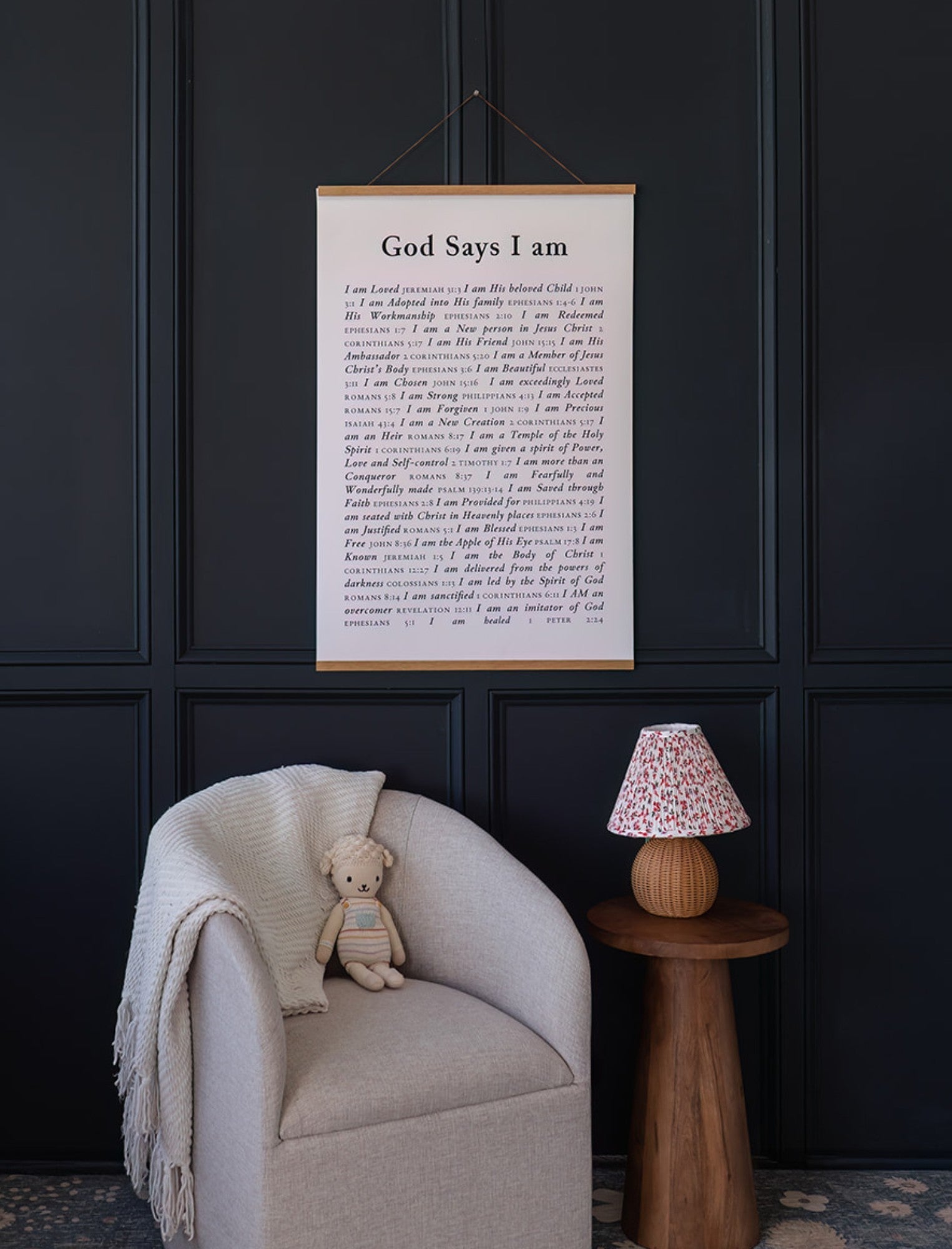 Poster: God says I am