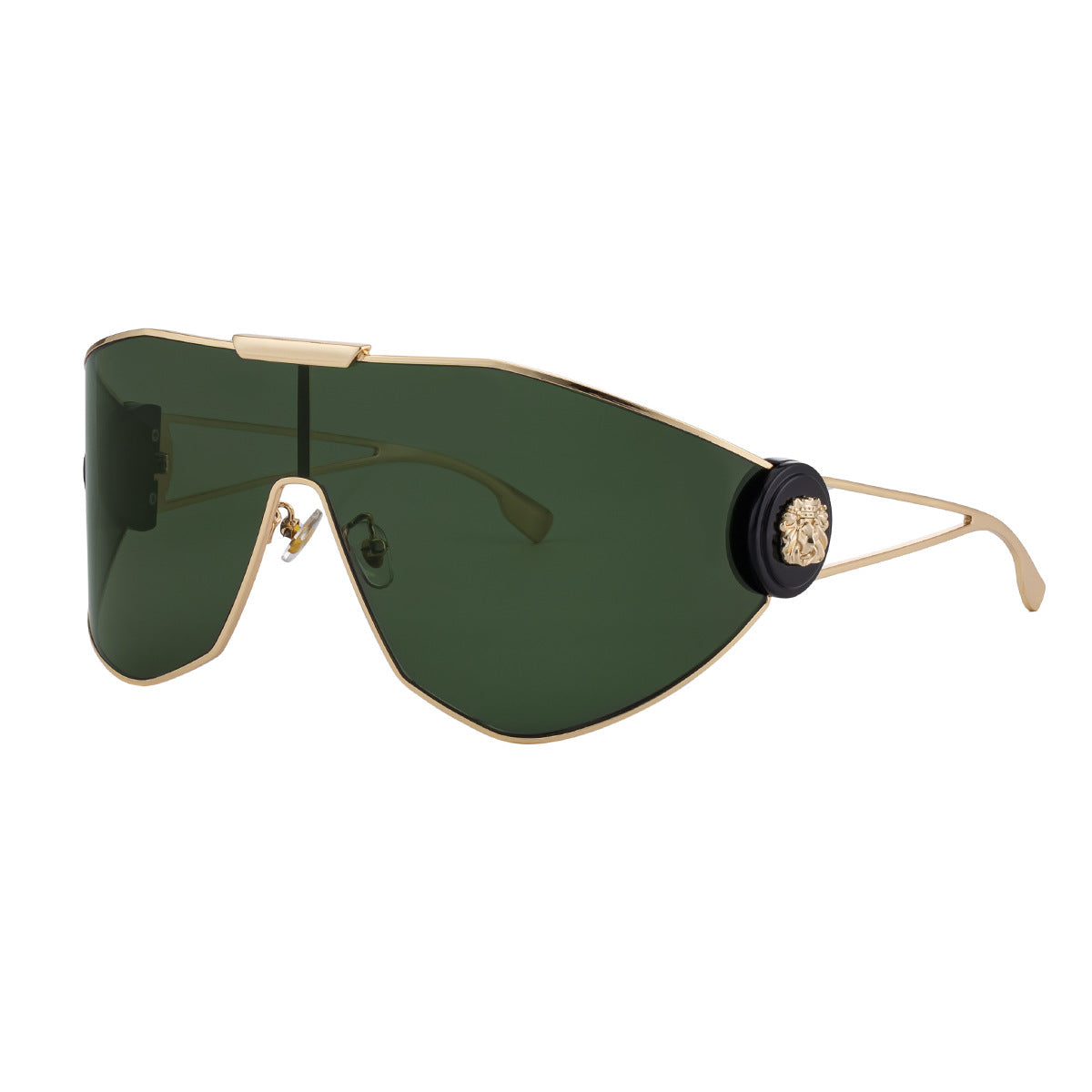 Women's Full-Frame Sports Aviator Sunglasses — Integrated Lens UV Protection