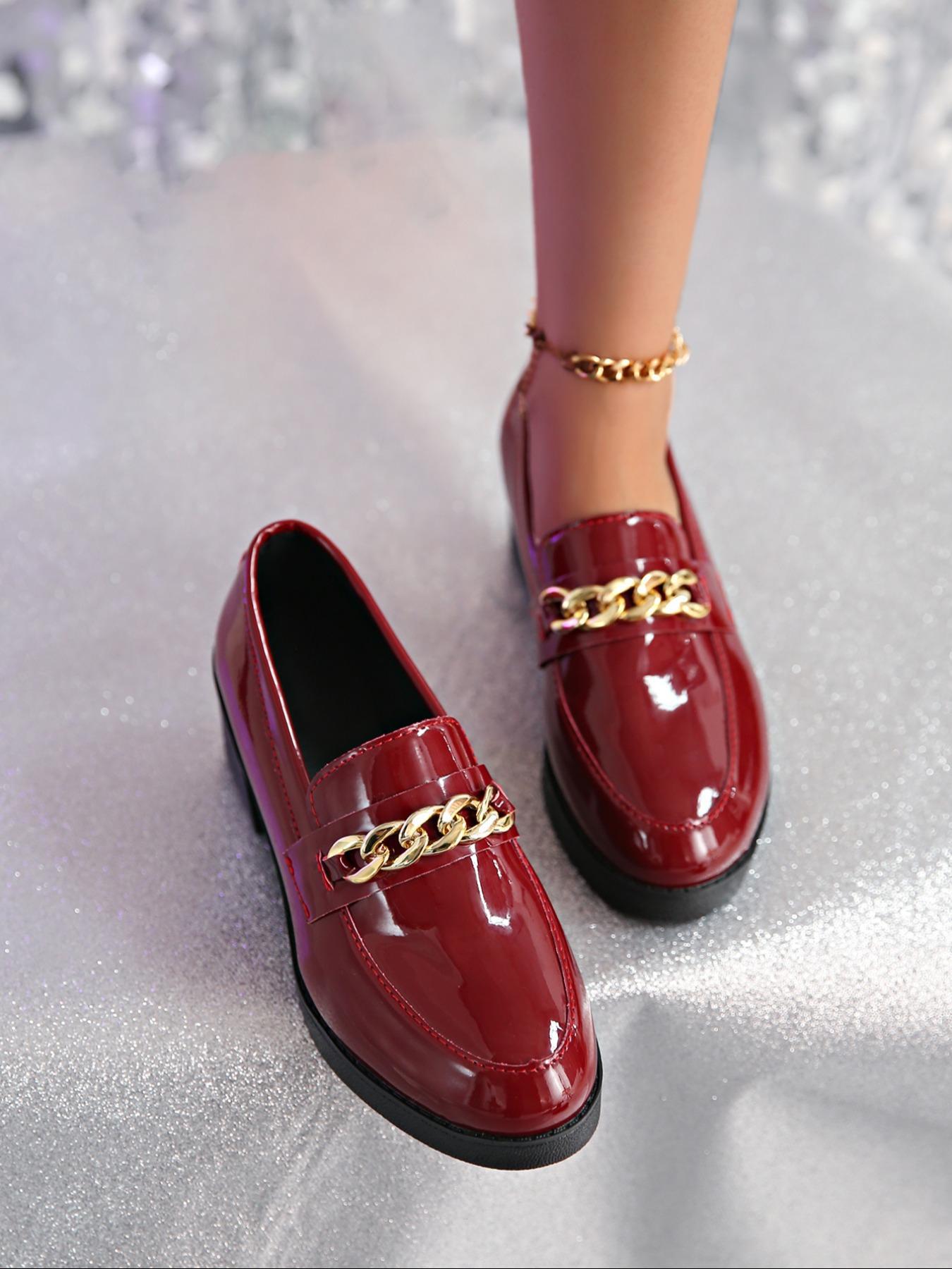 Women's Bowtie Round Toe Low Heel Pumps – Wide Size PU Casual Shoes