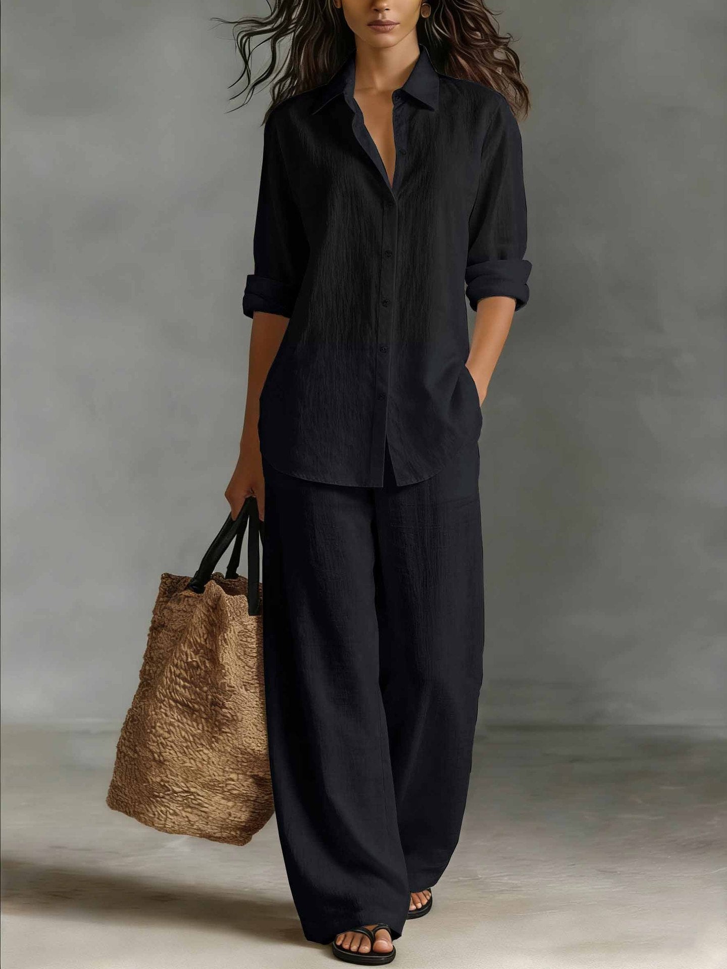 Women's Bohemian Top & Pants Set – Resort Lounge Co-ord