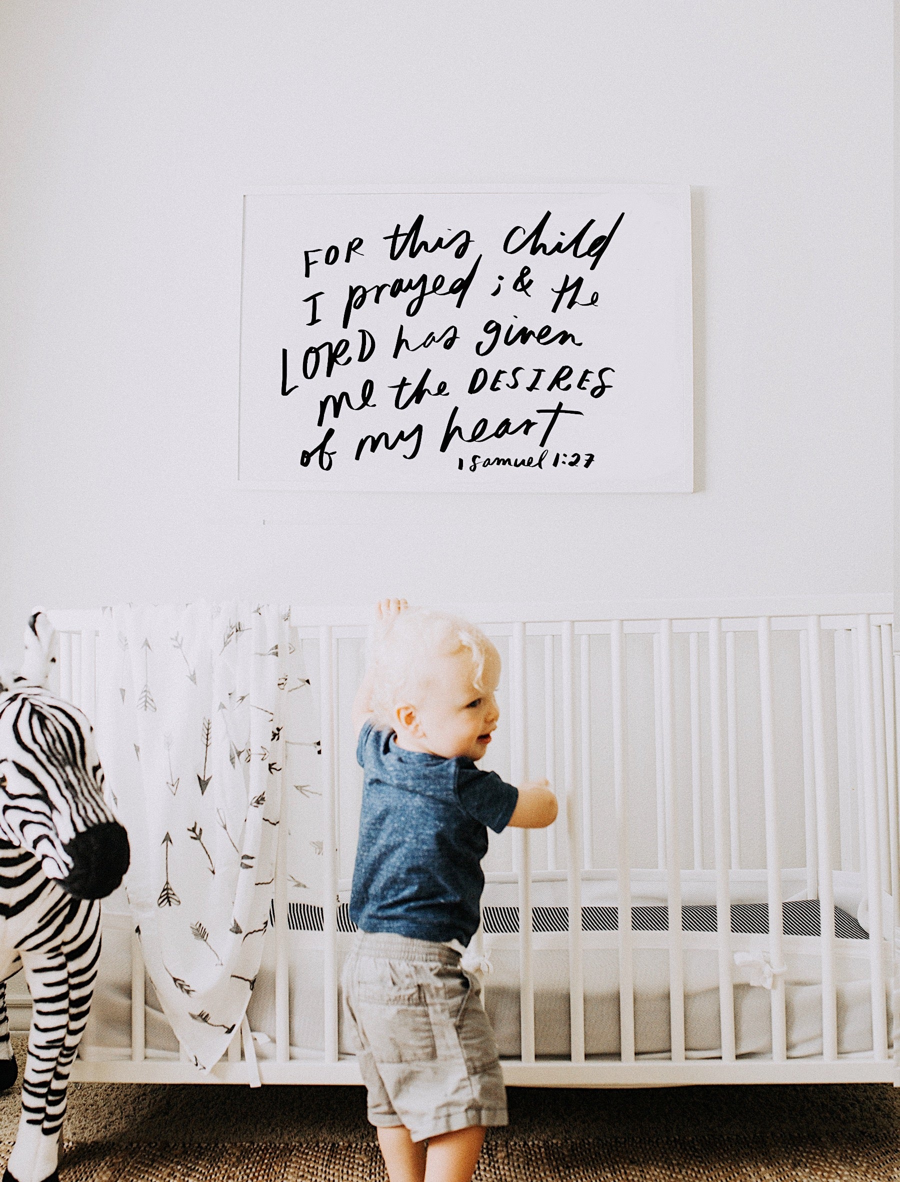 Poster: For this child I prayed