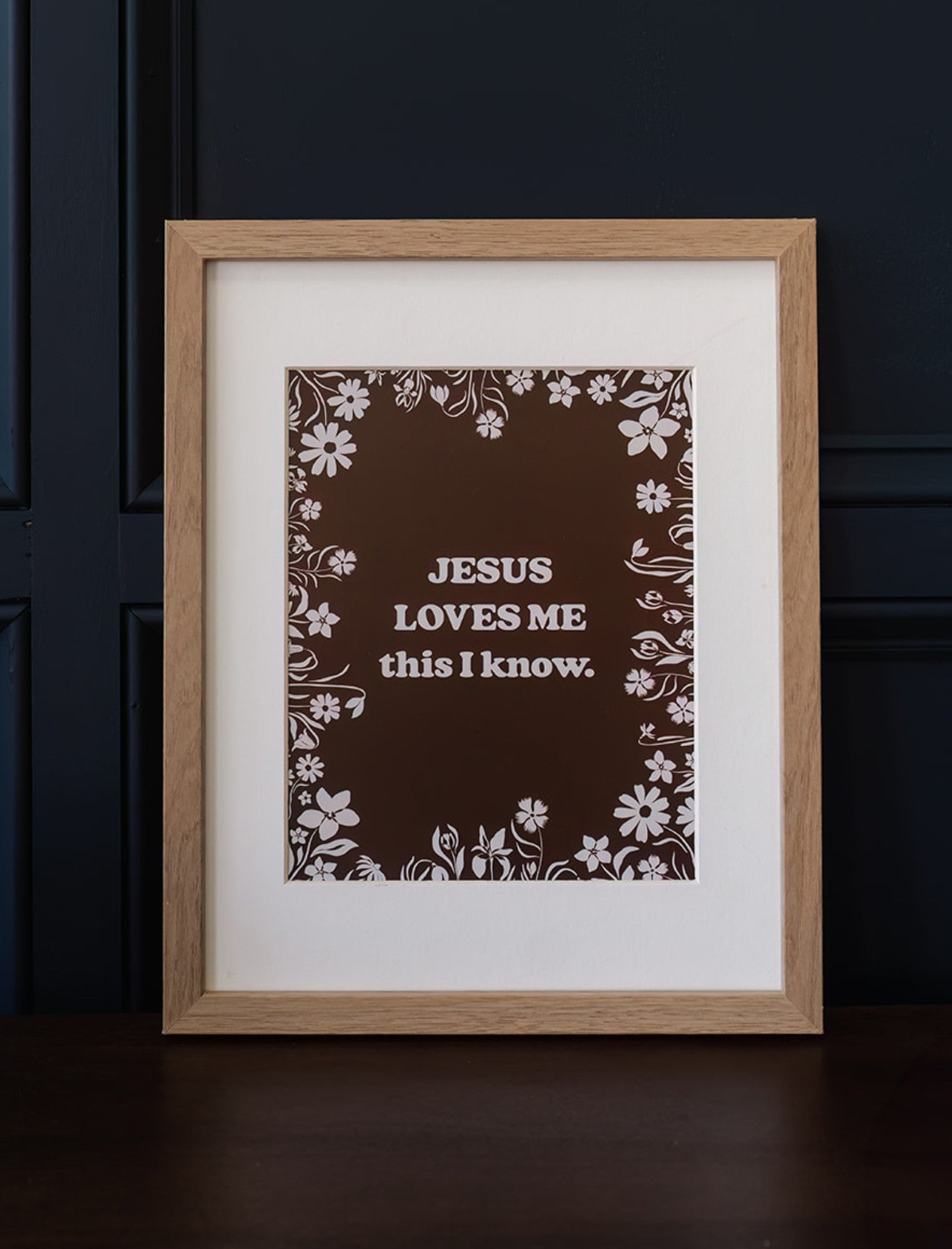 8x10 Jesus love me this I know