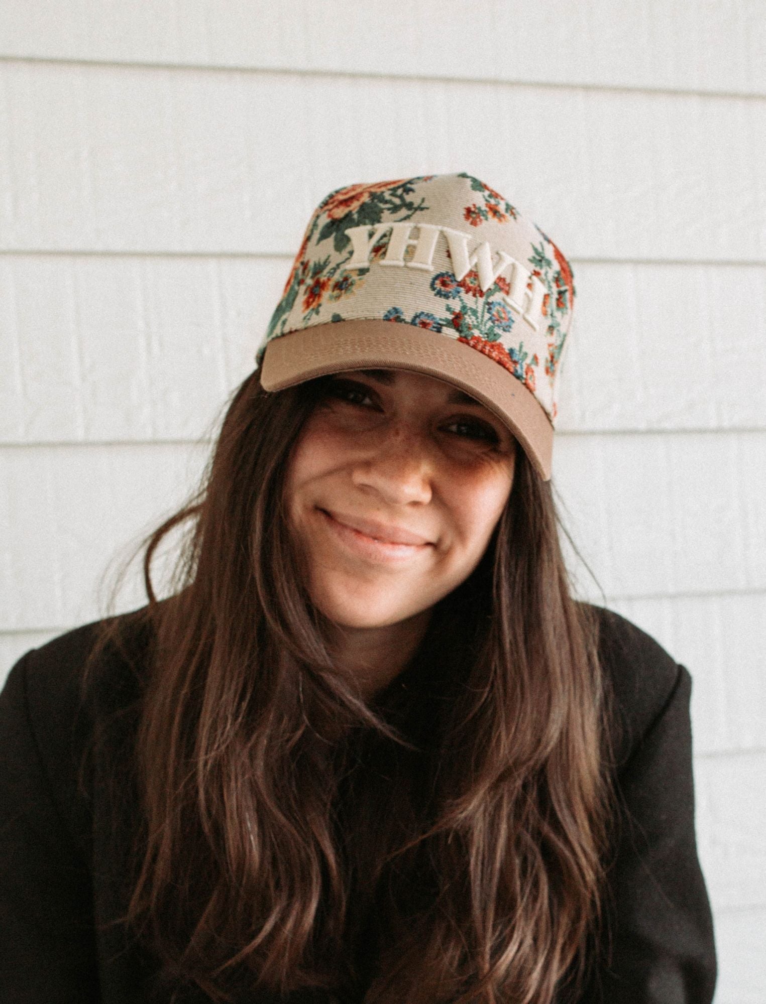Hat: Floral YHWH