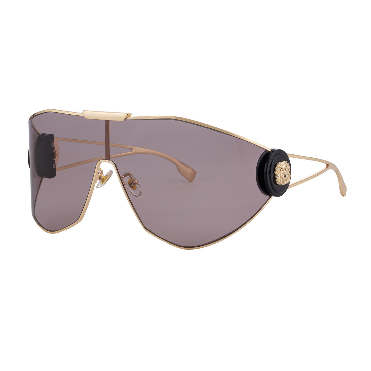Women's Full-Frame Sports Aviator Sunglasses — Integrated Lens UV Protection