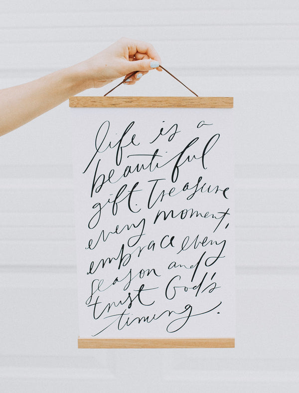 11x17 Life is a beautiful gift