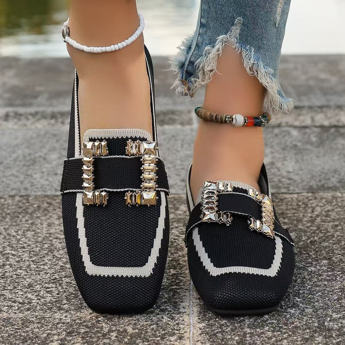 Vintage Suede Round-Toe Gommino Loafers — Women’s Driving Style