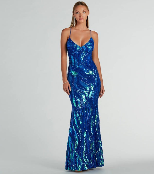Women Party Sequined Sexy Formal Dress Dress Evening Dress