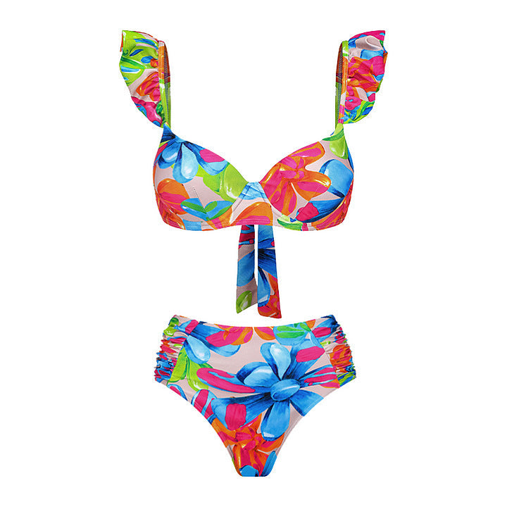 One Piece Swimsuit Women Beach Vacation Skirt Swimsuit