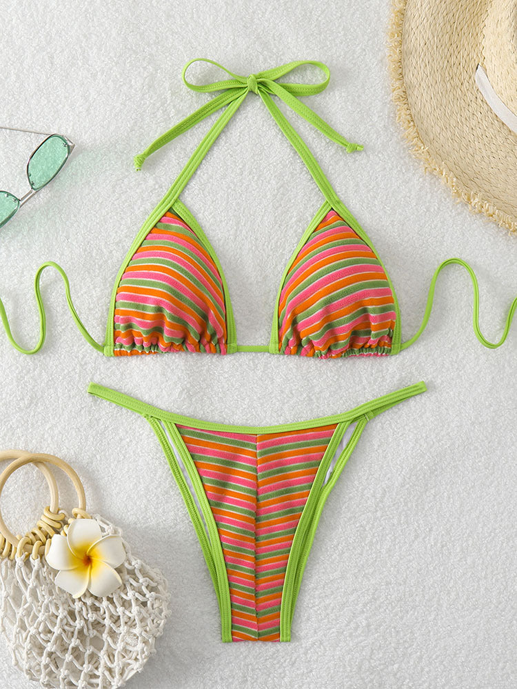 Bikini Lace up Swimsuit Women Spring Sexy Bikini Beach Swimsuit