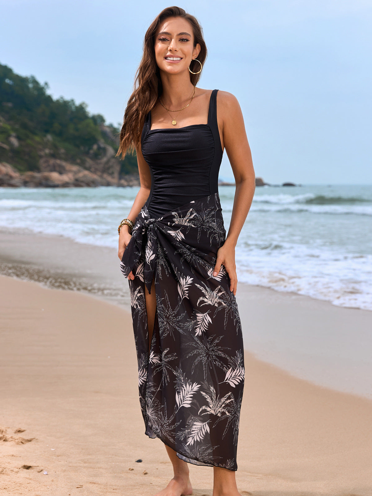 Floral One Piece Swimsuit Women One Piece Swimsuit