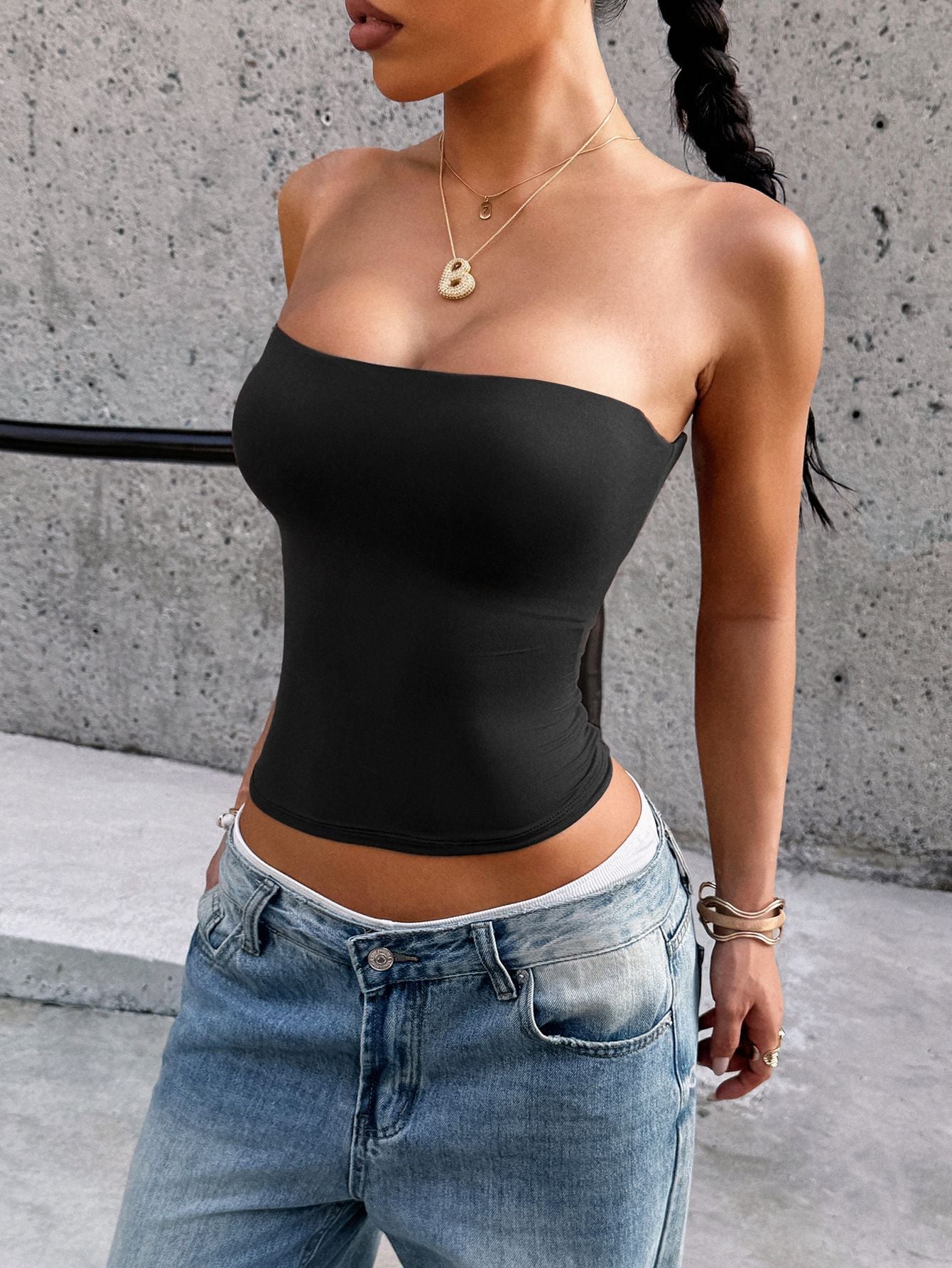 Women Clothing Summer Sexy Tube Top Vest