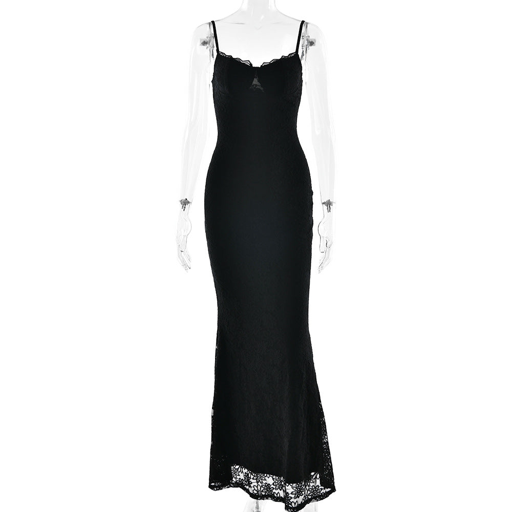 Summer Arrival Sexy Sheath Dress Sexy Backless Lace Strap Dress for Women