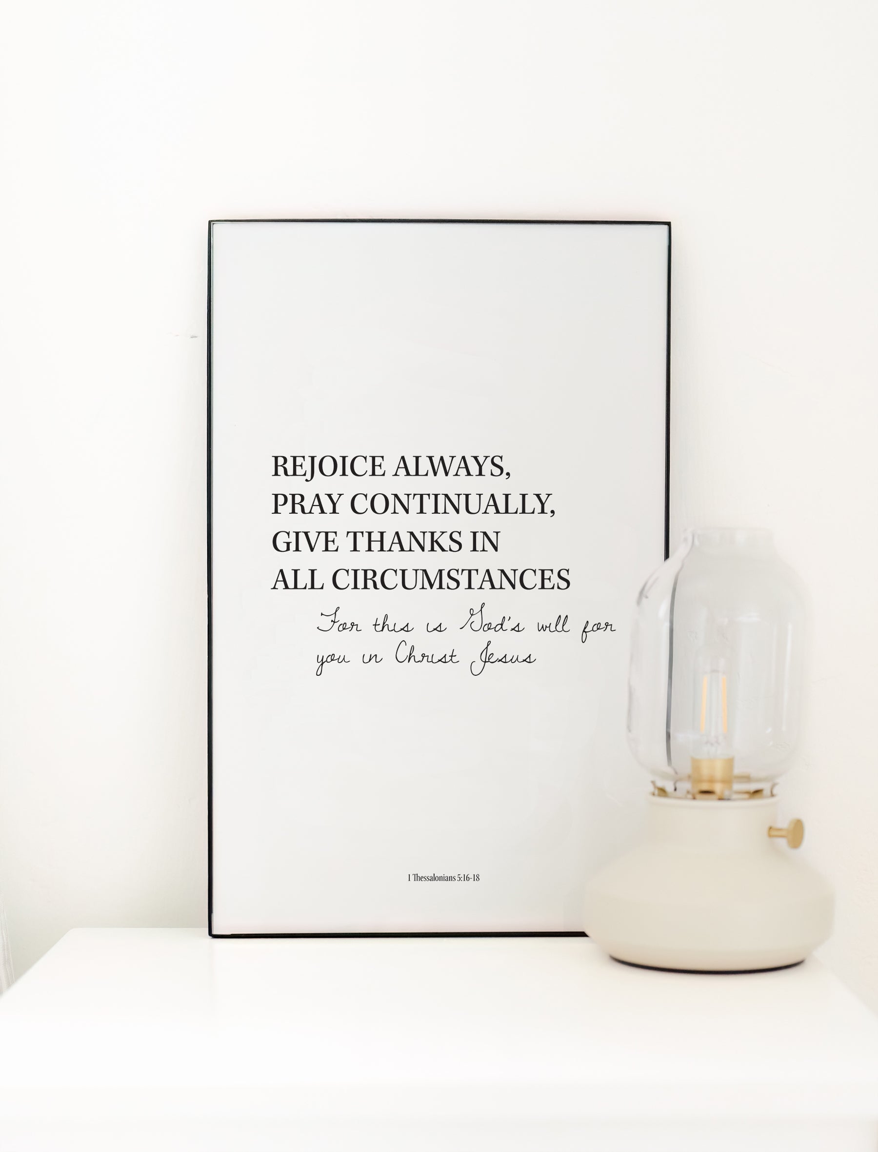 11x17 Rejoice Always