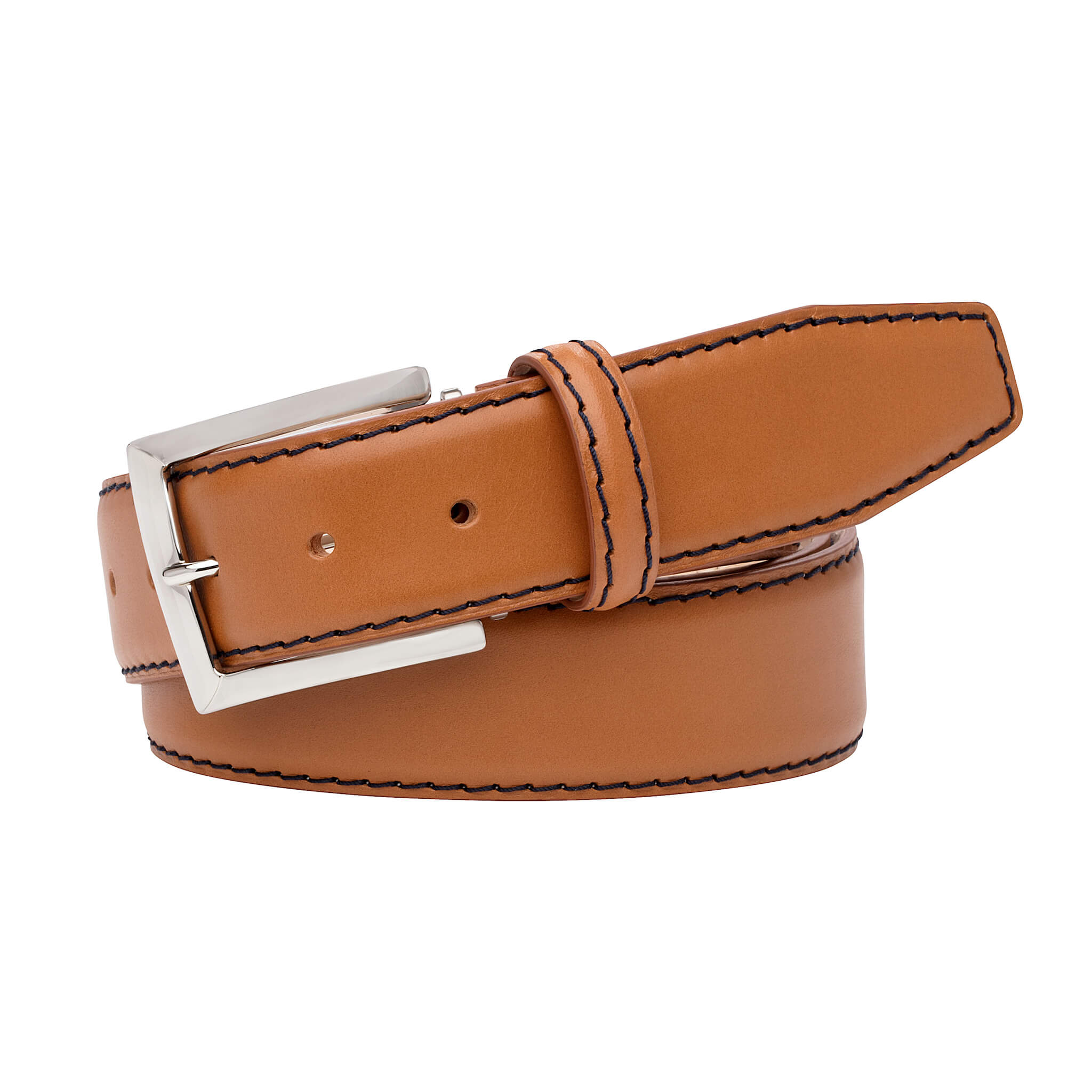 Cuero Smooth Italian Calf Leather Belt